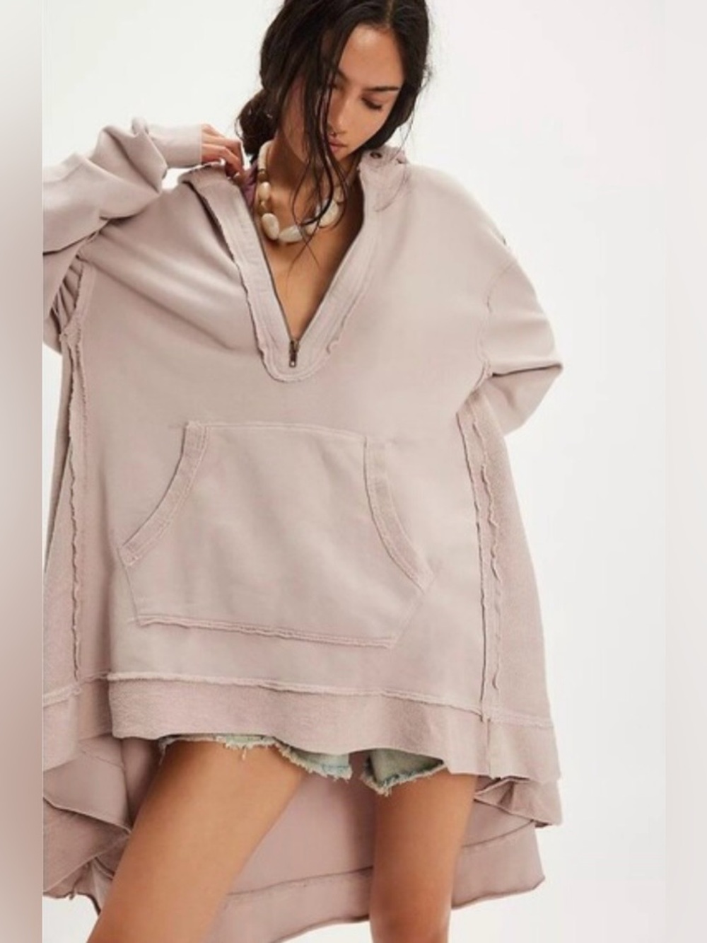 Free People North cotton pullover sweatshirt hoodie